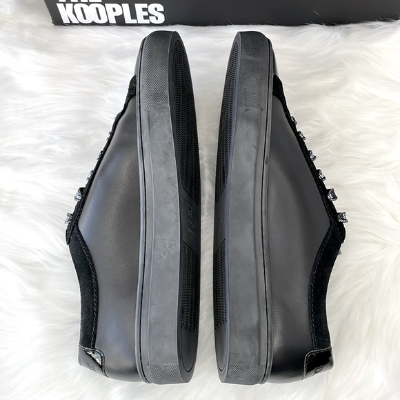 The Kooples Leather Unisex Sneakers - Picture 12 of 16
